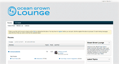 Desktop Screenshot of oceangrownlounge.com